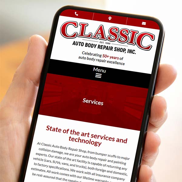 Mobile Friendly Auto Body Shop Website Design Services | AutoBodySites.com